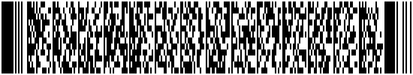 Изображение PDF417 штрих-кода, который содержит список URL адресов сжатый в соответствии с XFA спецификацией